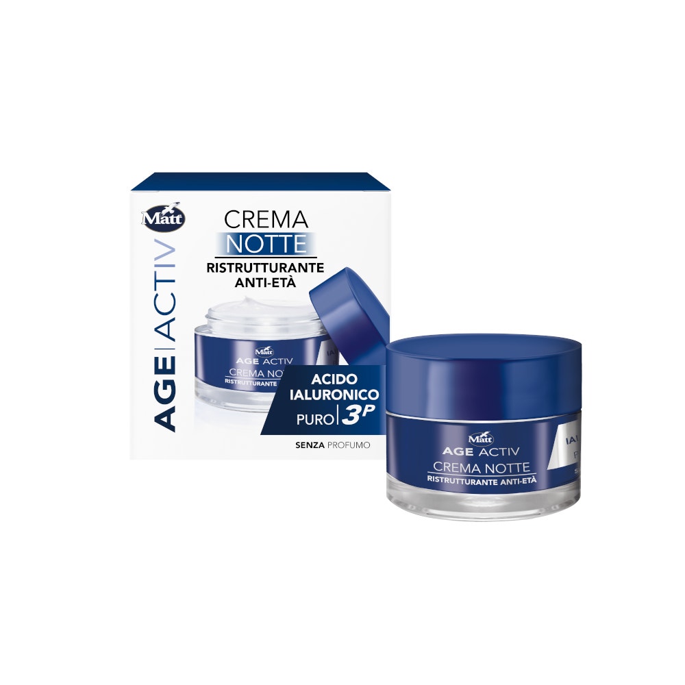Matt Ageactiv Crema Viso Ristrutturante Antietà Notte 50ml-5