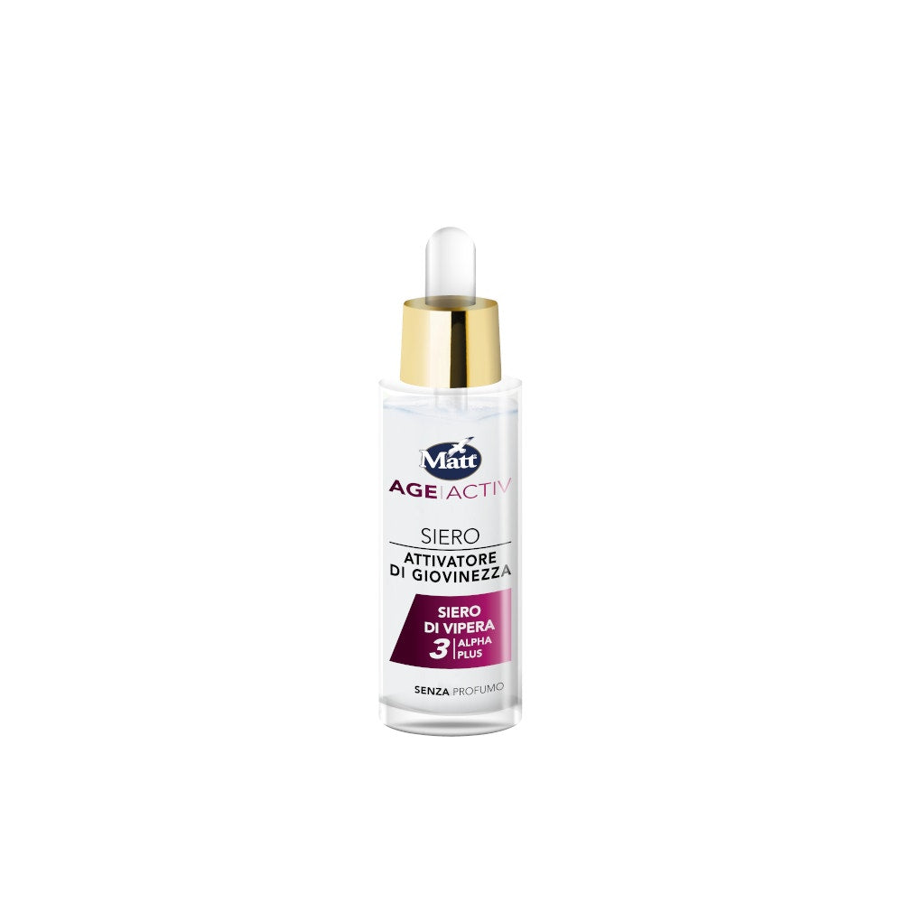 Matt Age Active Siero Viso Attivatore Di Giovinezza Siero Di Vipera 30ml -2