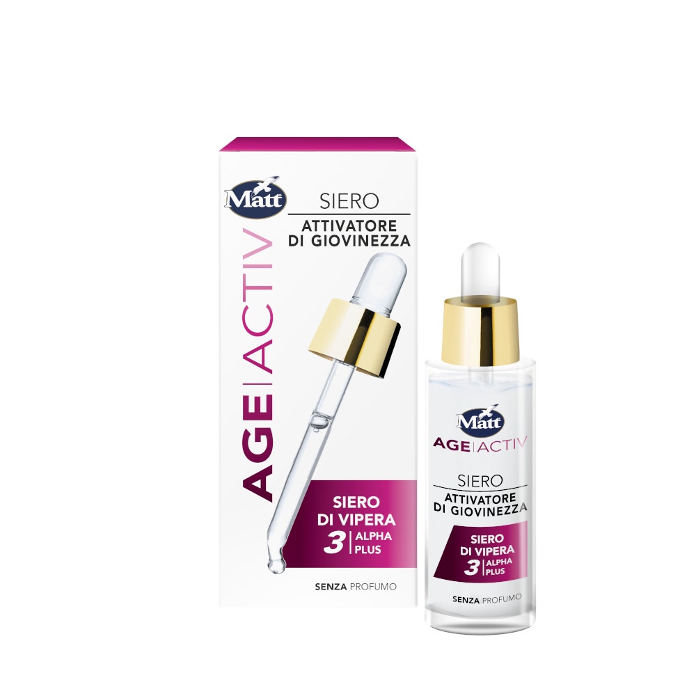 Matt Age Active Siero Viso Attivatore Di Giovinezza Siero Di Vipera 30ml -3