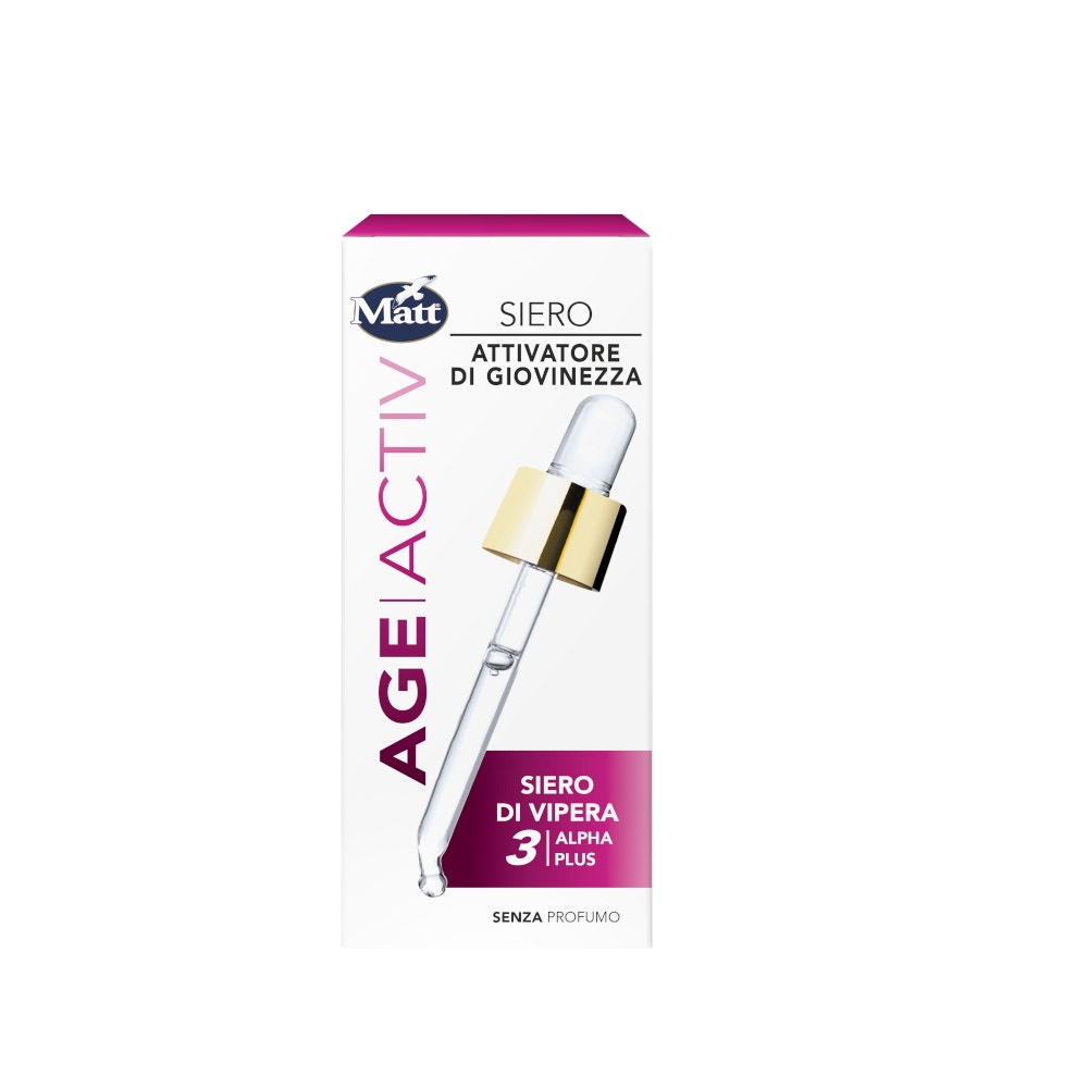 Matt Age Active Siero Viso Attivatore Di Giovinezza Siero Di Vipera 30ml -4