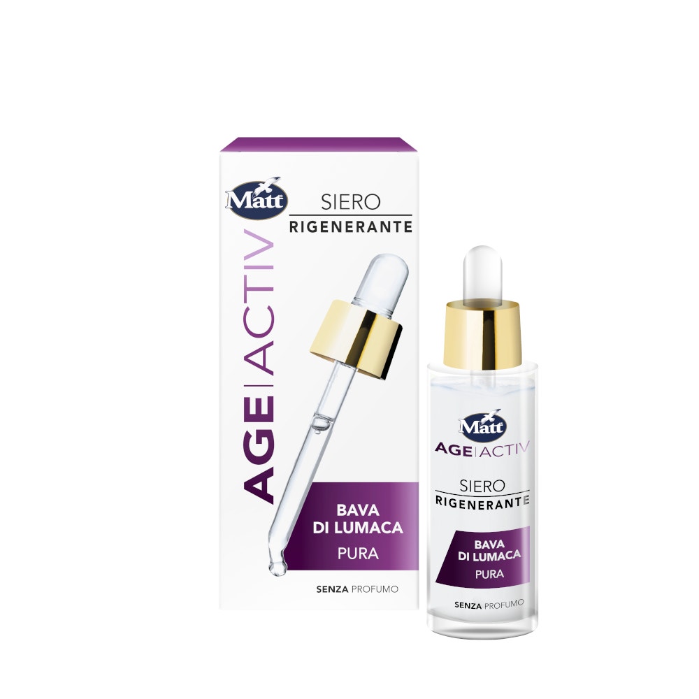 Matt Age Active Siero Viso Rigenerante Bava Di Lumaca Pura 30ml-3
