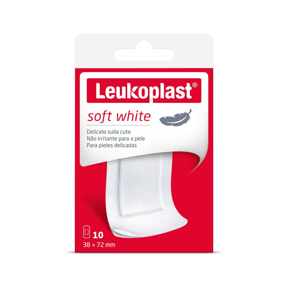 Leukoplast Soft White Cerotti 72mmx38mm 10 Pezzi-6