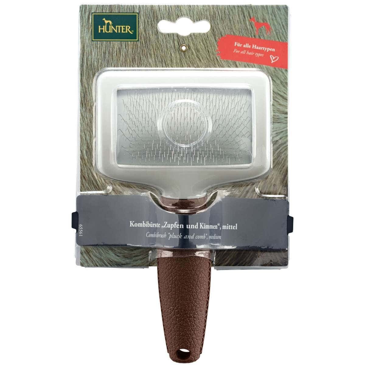 Hunter Spazzola Multi-purpose Brush Per Cani 1 Pezzo Taglia M-2
