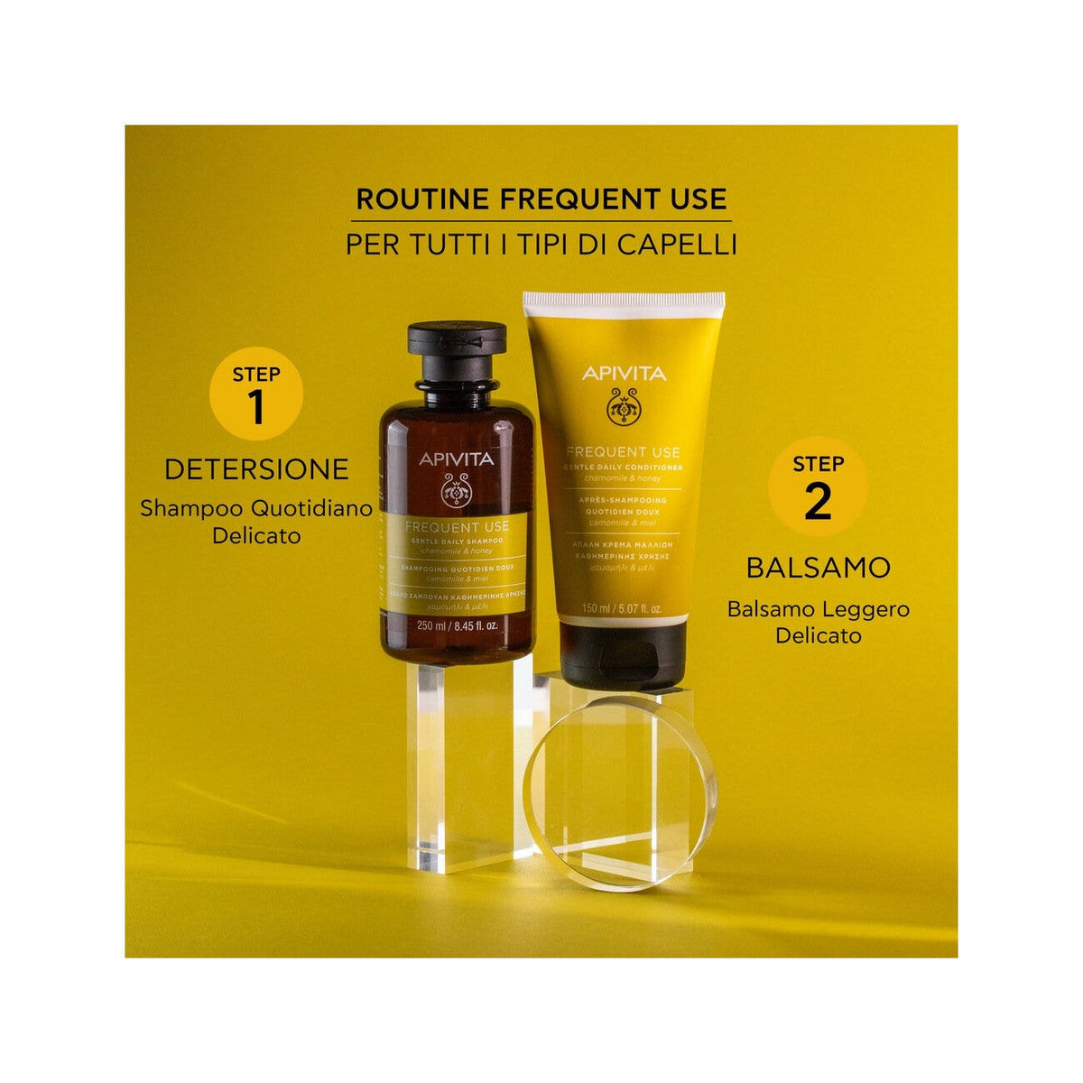 Apivita Balsamo Delicato Uso Frequente Miele/Camomilla 150ml-4