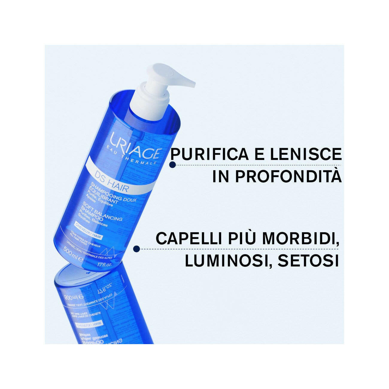Uriage DS Hair Shampoo Delicato Riequilibrante 500ml-8