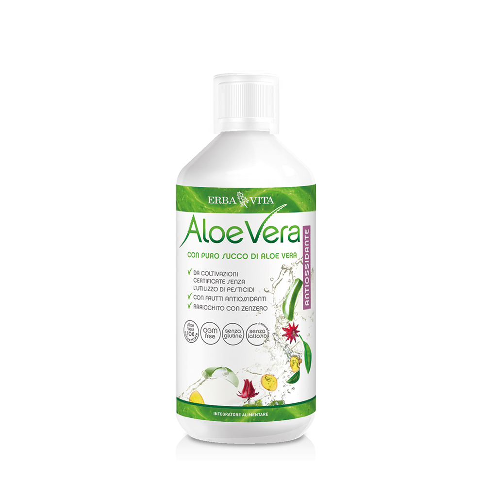Erba Vita Aloe Vera Puro Succo Antiossidante 500ml  - 3