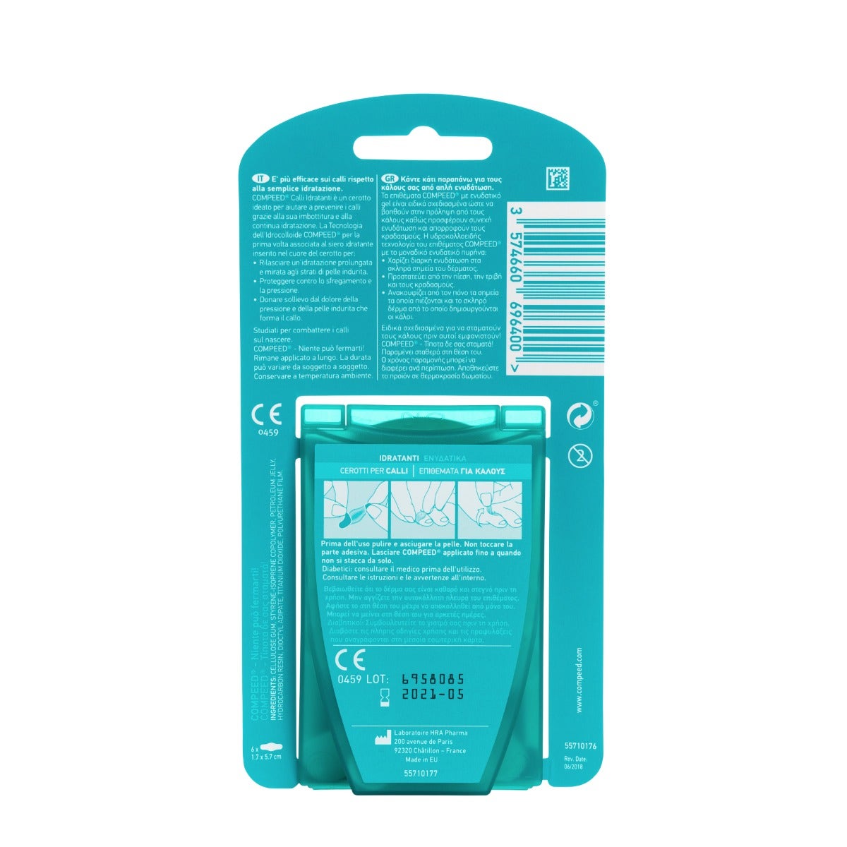 Compeed Cerotti Calli Idratanti 6 Pezzi-6