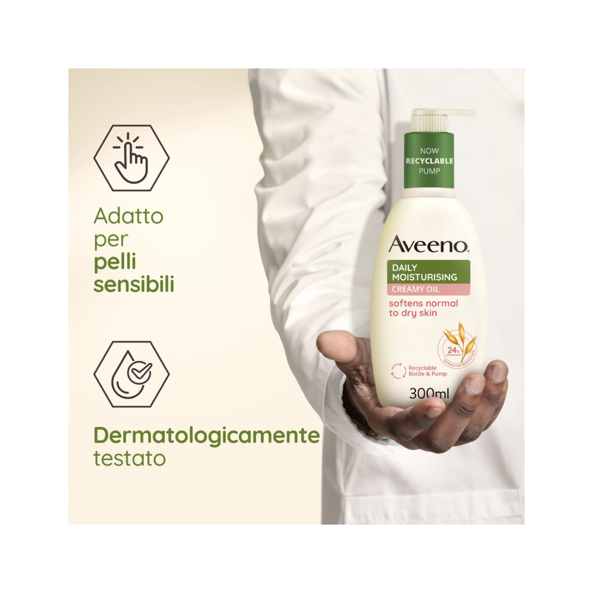 Aveeno Daily Moisturising Crema Olio Idratante 300ml-22