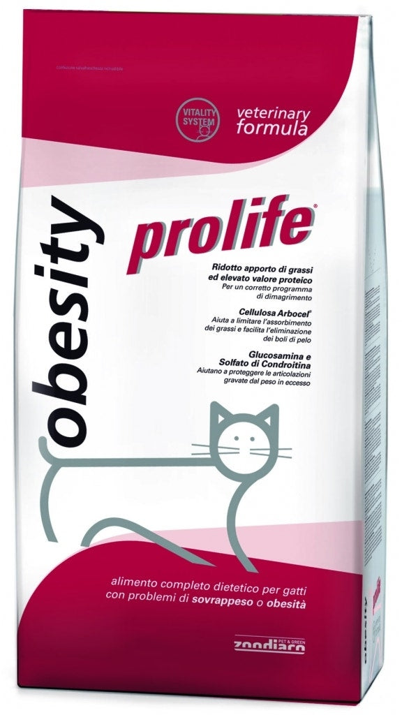 Prolife Veterinary Obesity Cibo Secco Per Gatti Sacco 1,5 Kg-1