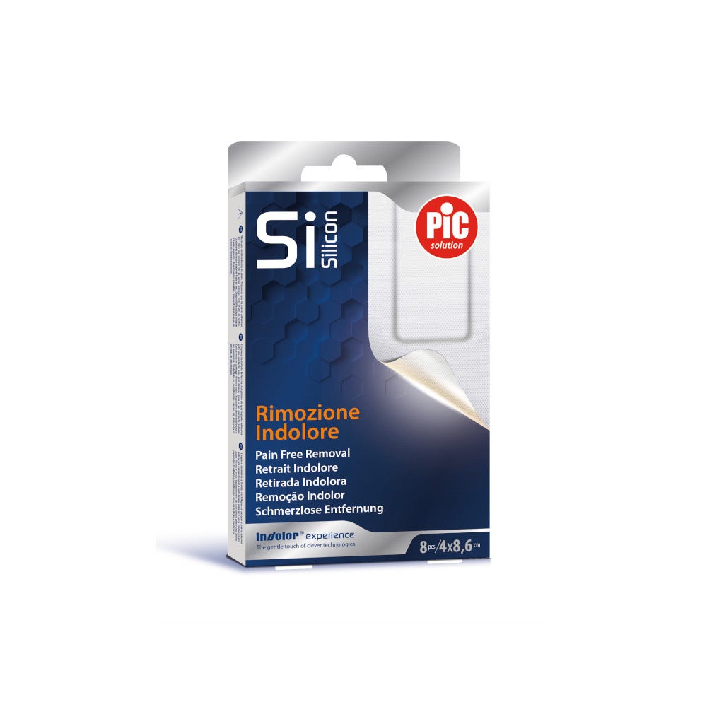 Pic Cerotto Strip Siliconico 4x8,6cm 8 Pezzi-1