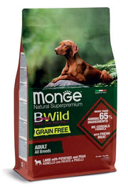 Monge Natural SuperPremium Grain Free Formula All Breeds Gusto Agnello Patate Piselli Cibo Secco Cani Adulti Sacco 12kg-1