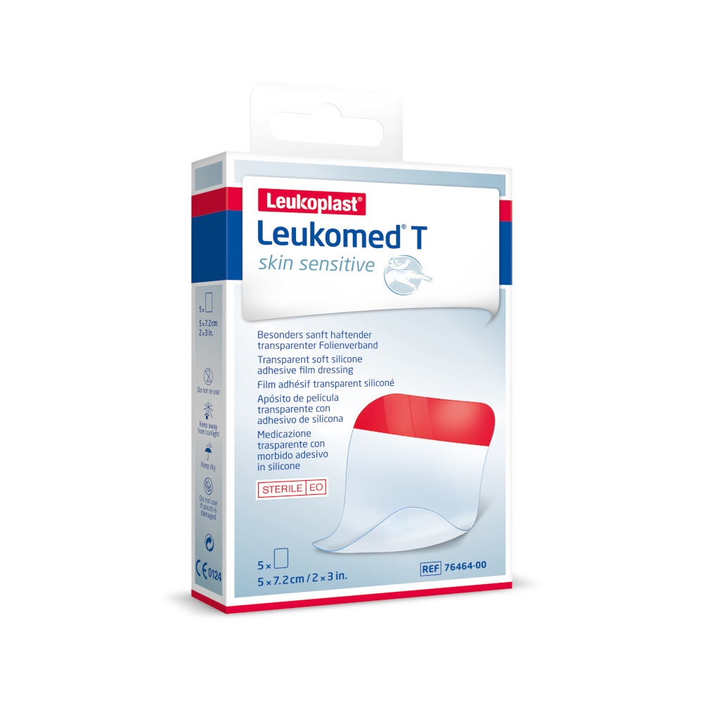 Leukomed T Plus Medicazione Post Operatoria Trasparente Impermeabile 7,2x5cm 5 Pezzi-3