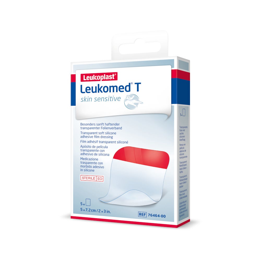 Leukomed T Plus Medicazione Post Operatoria Trasparente Impermeabile 7,2x5cm 5 Pezzi-4