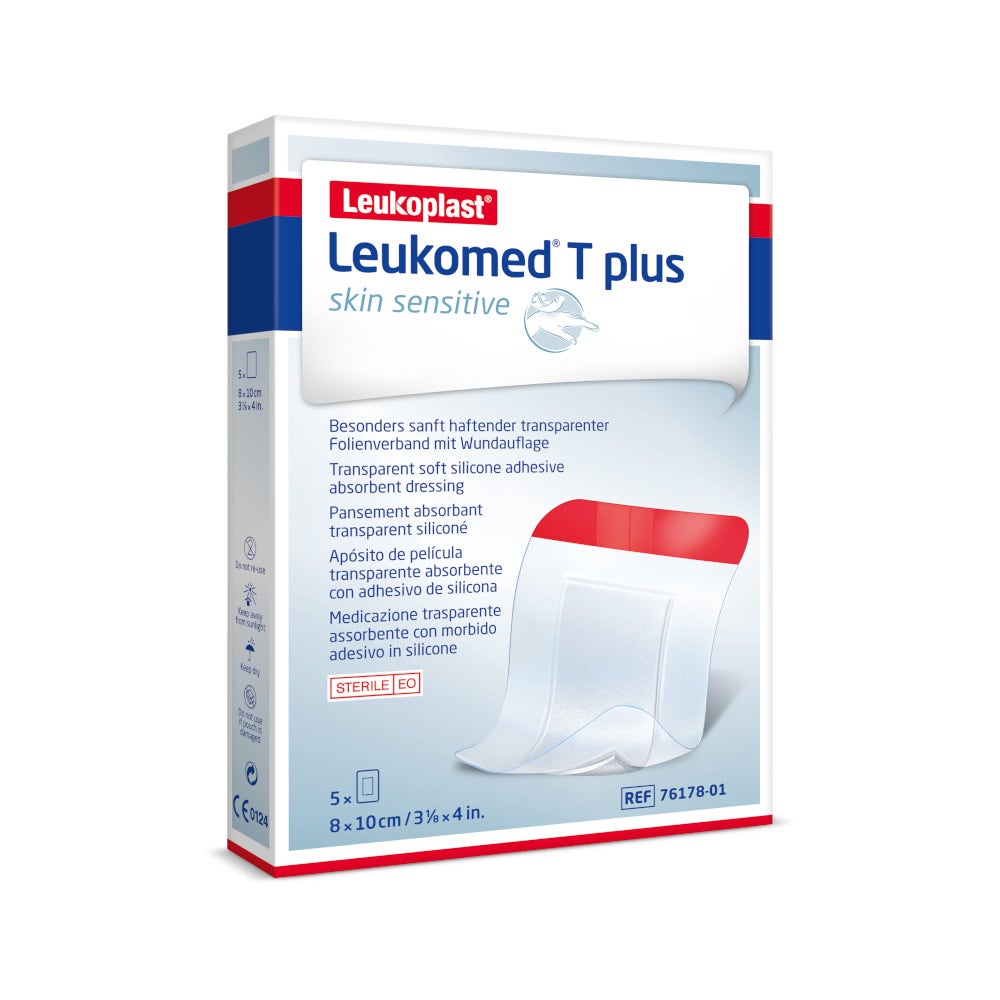 Leukomed T Plus Medicazione Post Operatoria Trasparente Impermeabile 8x10cm 5 Pezzi-3