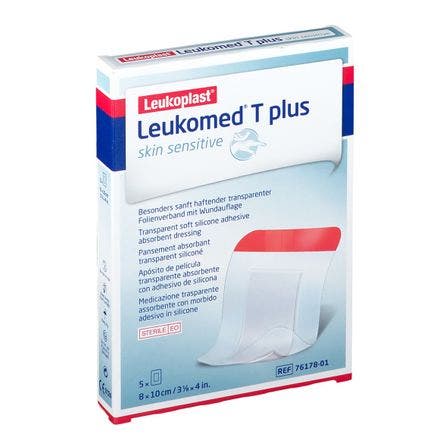 Leukomed T Plus Medicazione Post Operatoria Trasparente Impermeabile 7,2x5cm 5 Pezzi-1