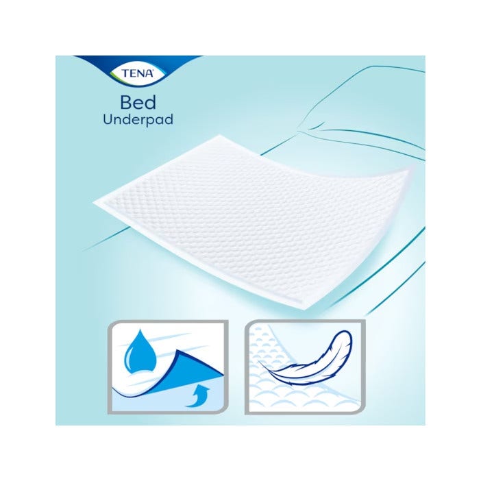 Tena Bed Plus Traversa Per Incontinenza 60x40cm 40 Pezzi-3