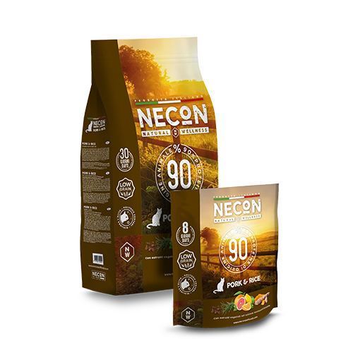 Necon Natural Wellness Crocchette Maiale E Riso Gatto Adulto Sacco 10kg-2