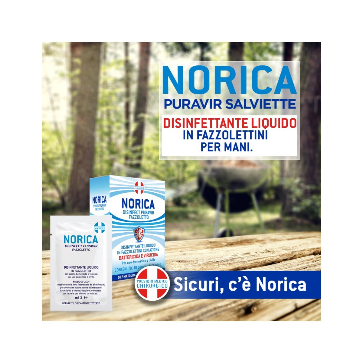 Norica Disinfect Puravir Fazzoletti 10 Bustine-5