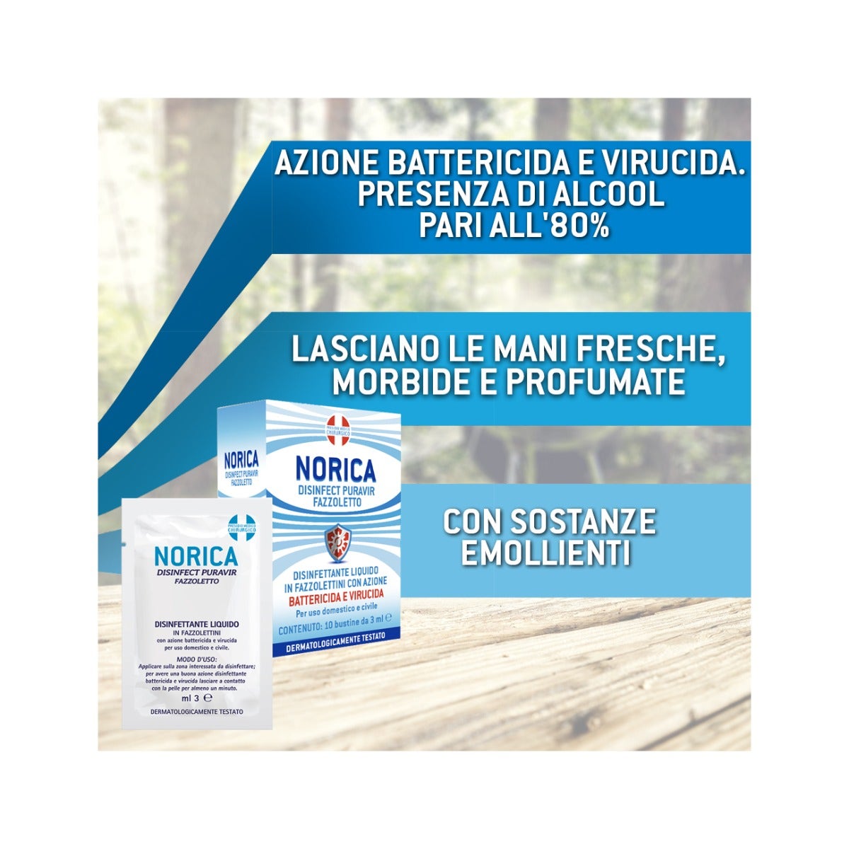 Norica Disinfect Puravir Fazzoletti 10 Bustine-4