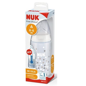 Nuk First Choice Biberon Con Temperature Control Tettarella Silicone 0-6 Mesi 1 Pezzo  - 2