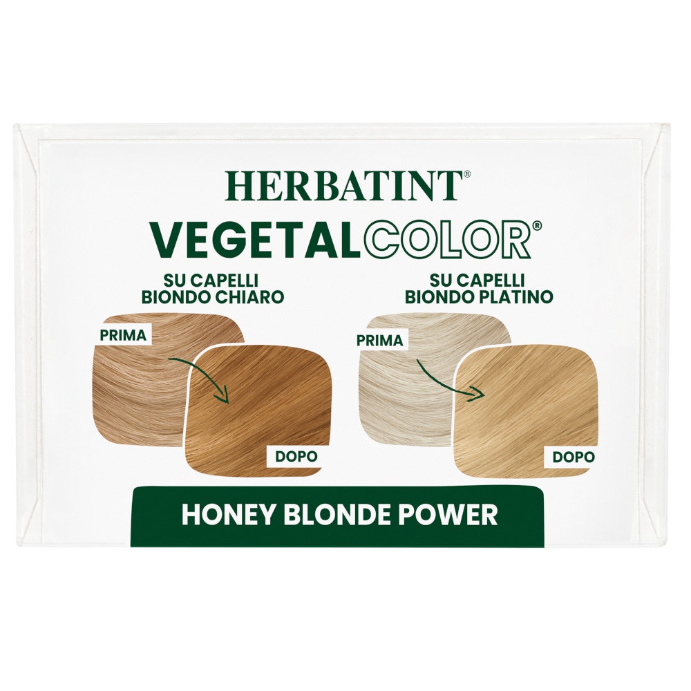Herbatint Vegetal Color Honey Blond Power Biondo Miele 100g-6