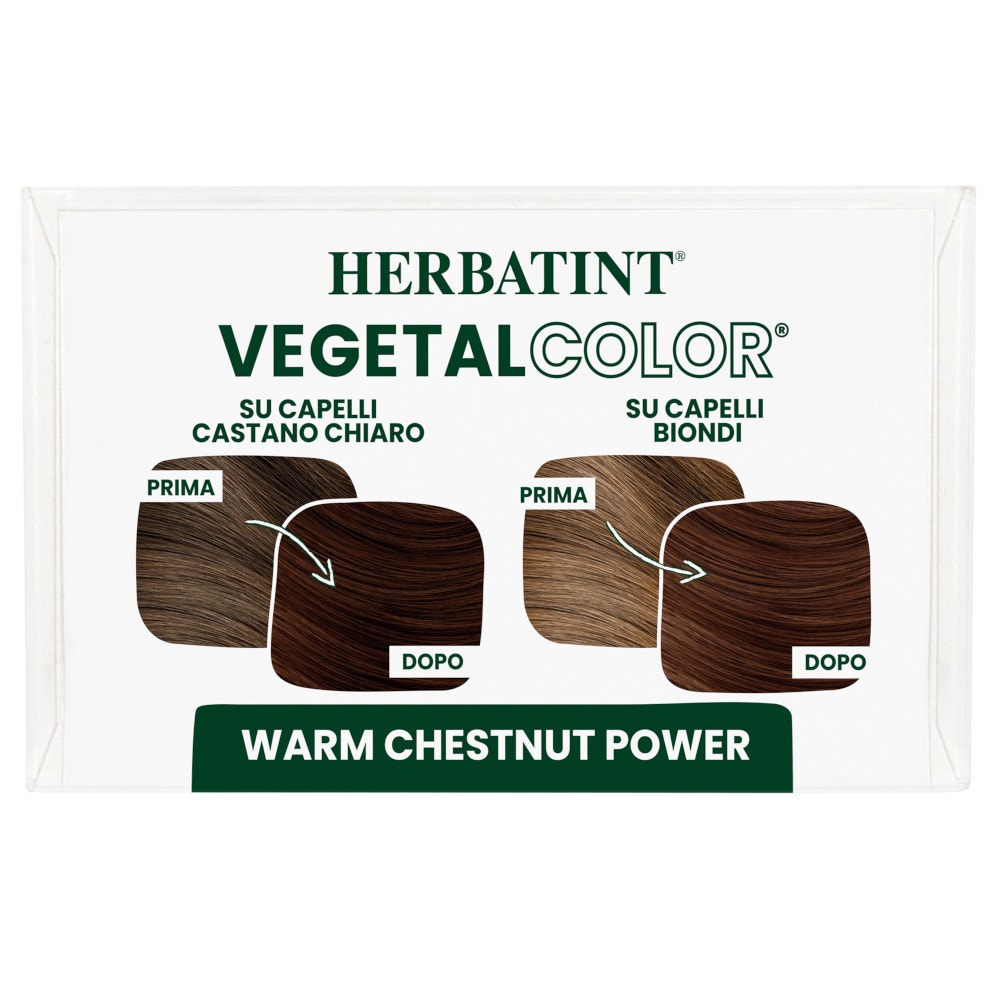Herbatint Vegetal Color Warm Chestnu Power Castano Caldo 100g-6