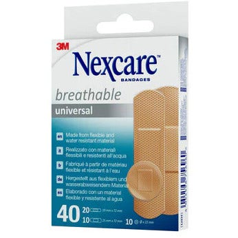 3m Nexcare Universal Cerotti Universal Breathable Assortiti 40 Pezzi-4