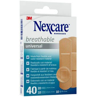 3m Nexcare Universal Cerotti Universal Breathable Assortiti 40 Pezzi-5