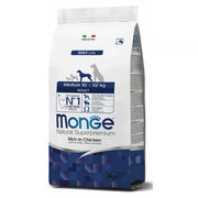 Monge Pollo Cani Adulti Taglia Media Sacco 3kg-1