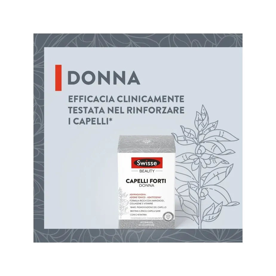Swisse Capelli Forti Donna 30 Compresse-6