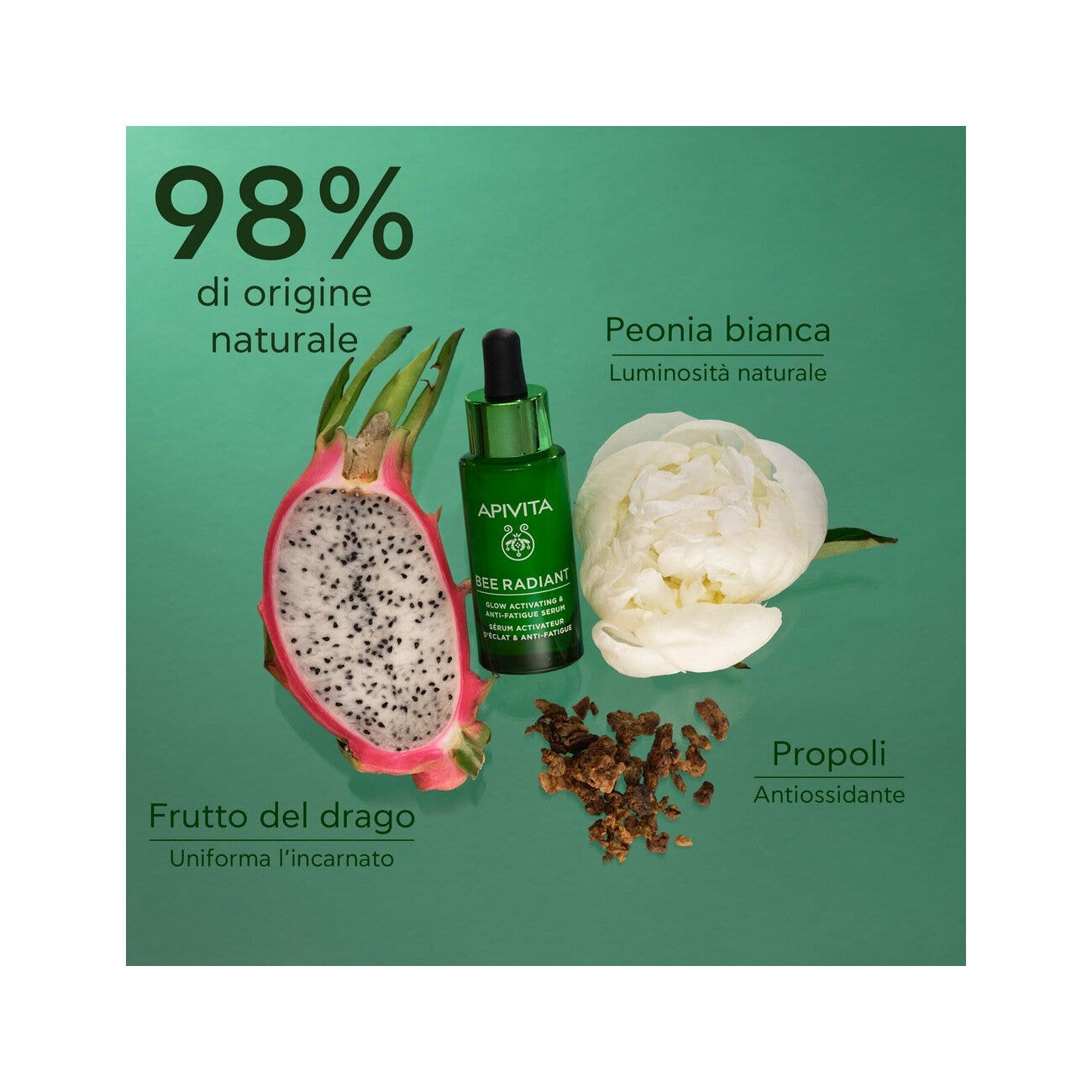 Apivita Bee Radiant Siero Attivatore Luminosità Anti-Fatica 30ml-3