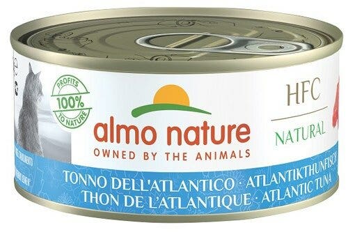 Almo Nature HFC Natural Cibo Umido Tonno Dell'Atlantico Per Gatti Adulti Scatoletta 150g-2