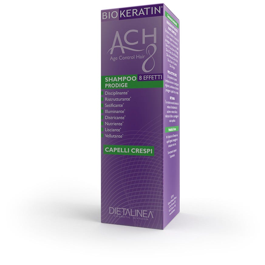 Biokeratin Ach8 Shampoo Capelli Crespi 200ml-1