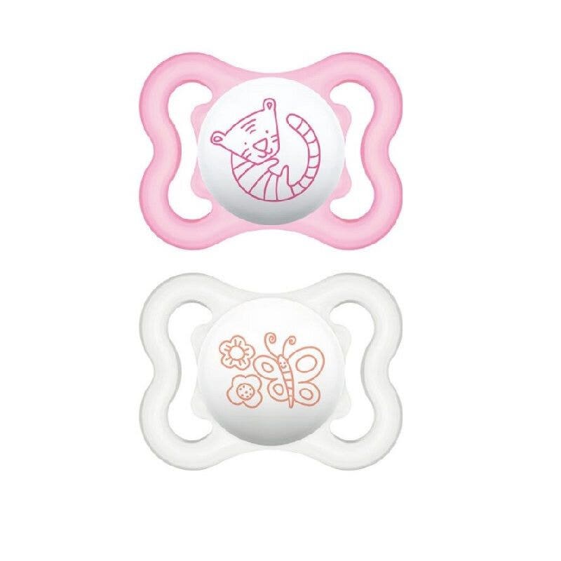 Mam Air Succhietti In Silicone Bimba 2-6 Mesi 2 Pezzi-1