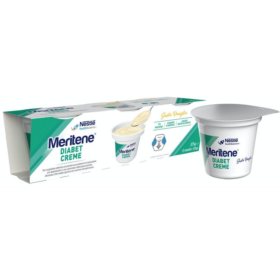 Meritene Diabet Crema Vaniglia 3x125g-2