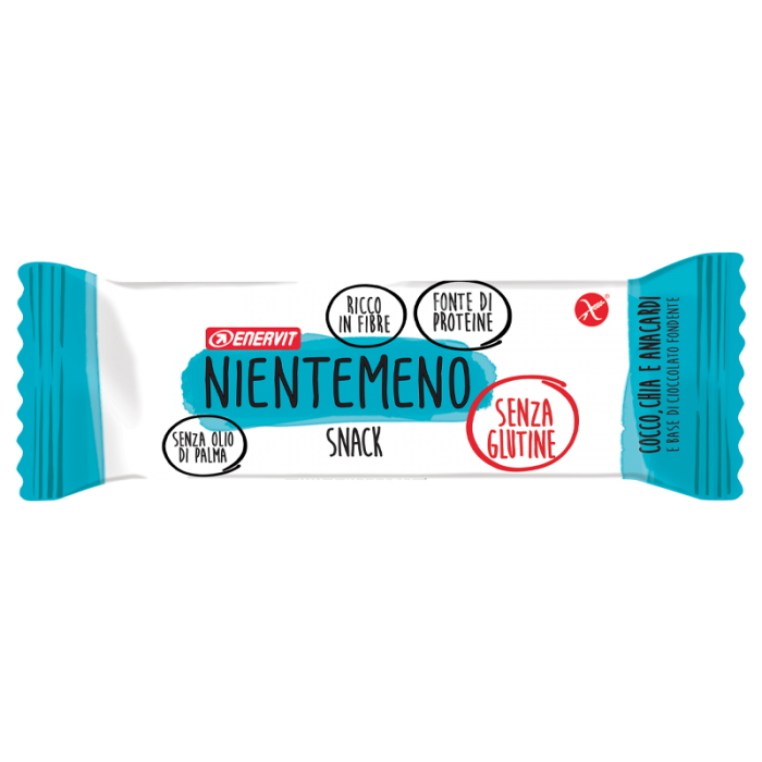 Enervit Nientemeno Barretta Cocco Chia e Anacardi 3x21g-3