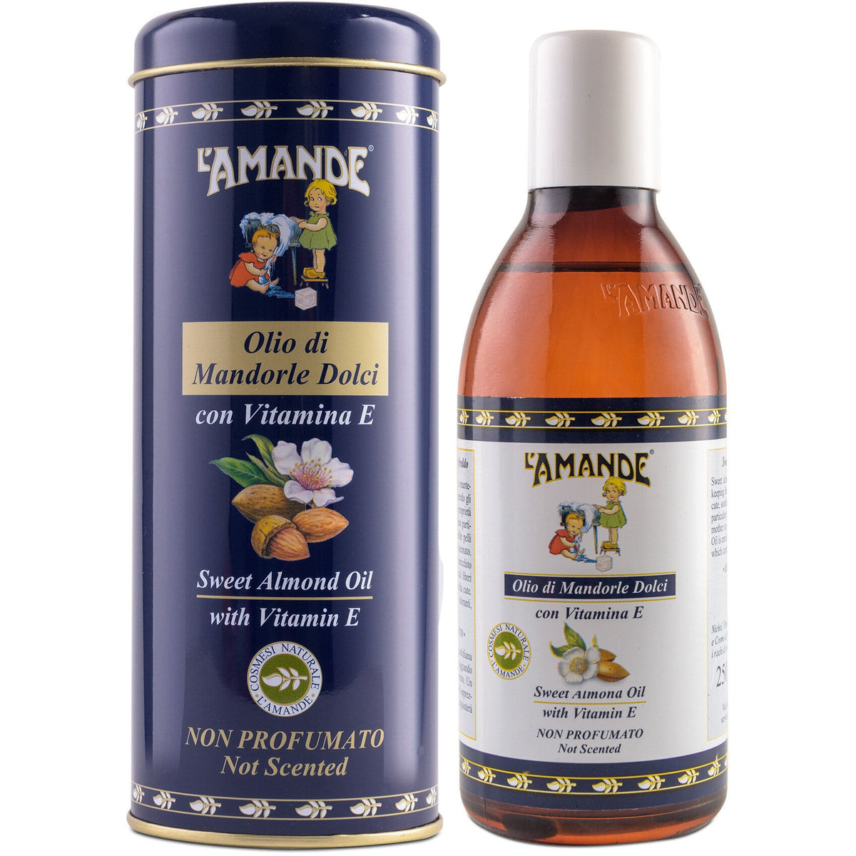 L'Amande Marseille Boite Olio Mandorle Non Profumato 250ml-2