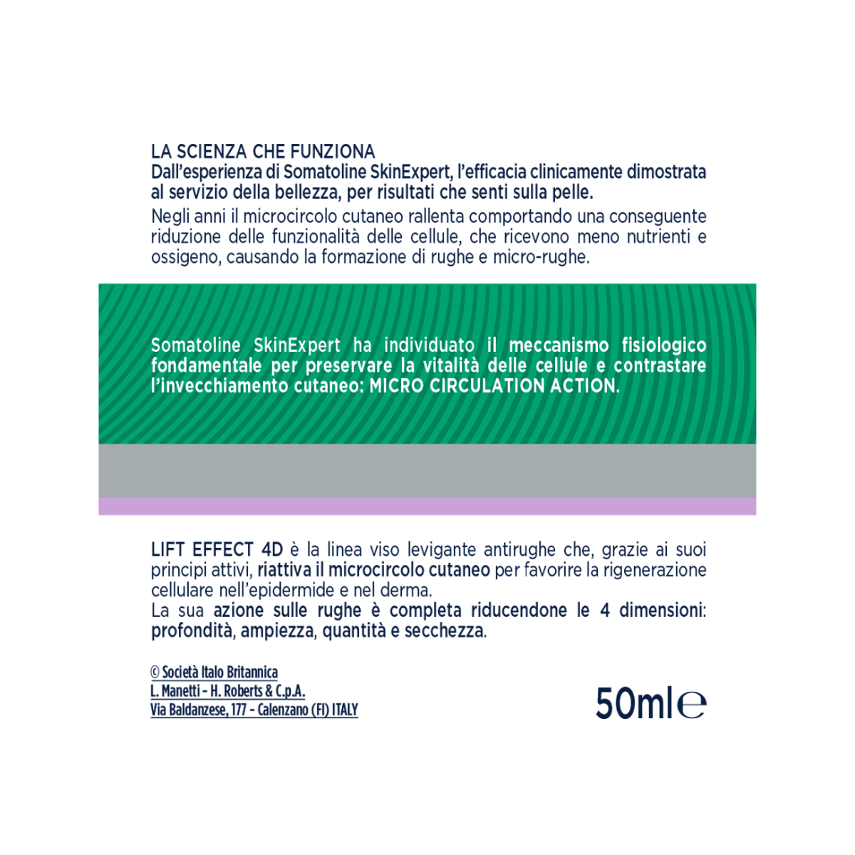Somatoline SkinExpert Lift Effect 4D Crema Levigante Notte 50ml-8