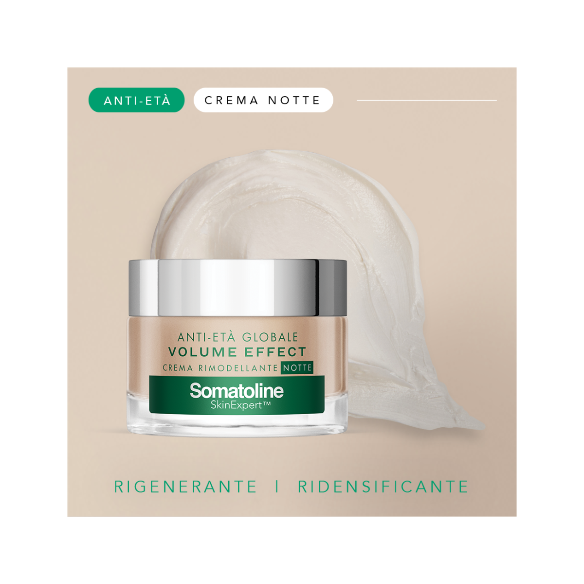 Somatoline SkinExpert Volume Effect Crema Viso Notte 50 ml-6