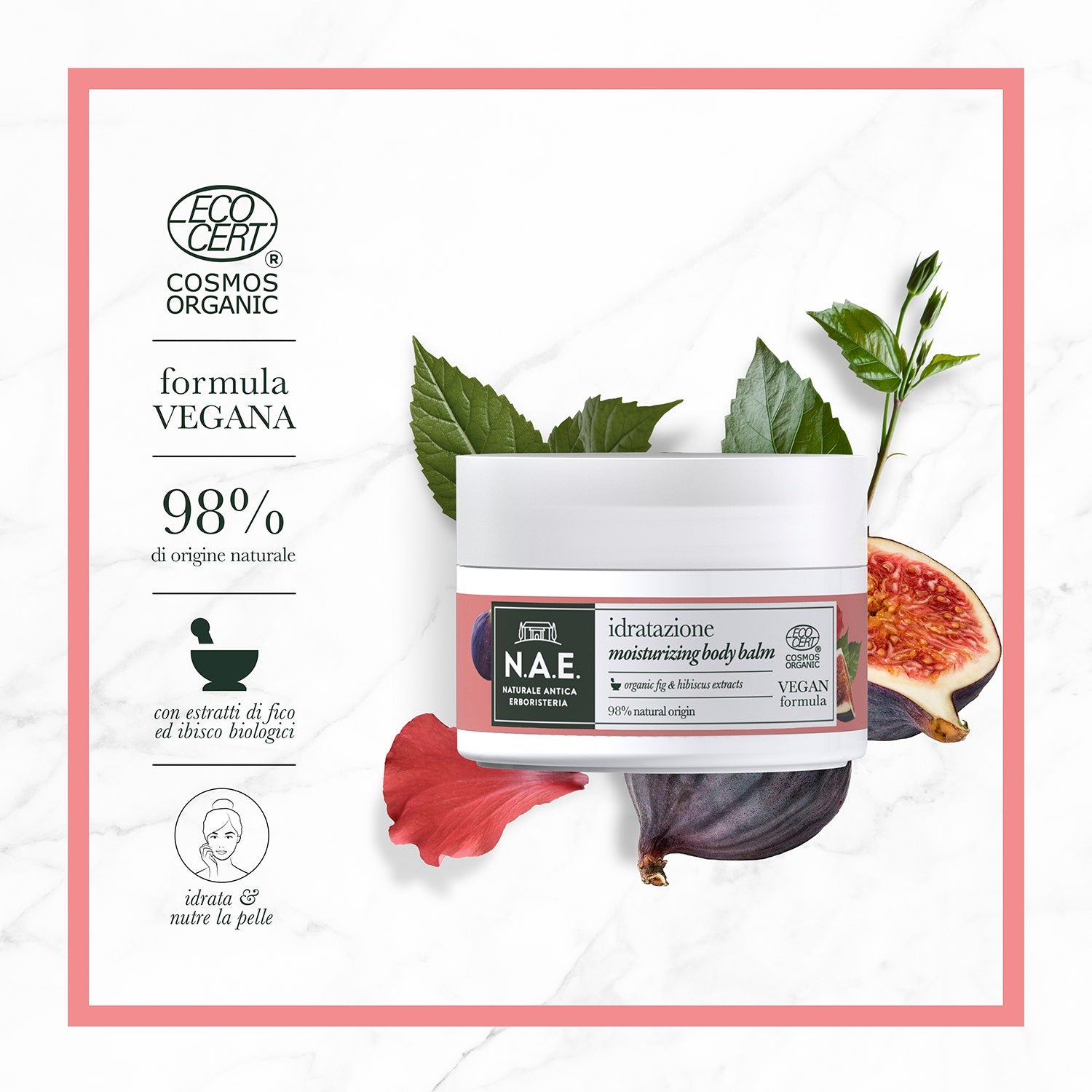 N.A.E. Balsamo Corpo Idratazione Formula Vegana 200ml  - 3