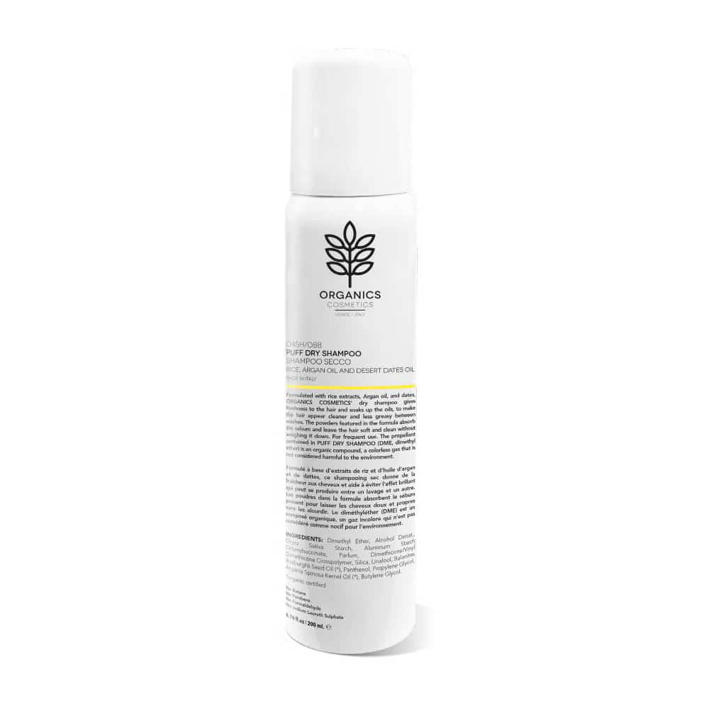 Organics Cosmetics Puff Dry Shampoo Secco 200ml-1