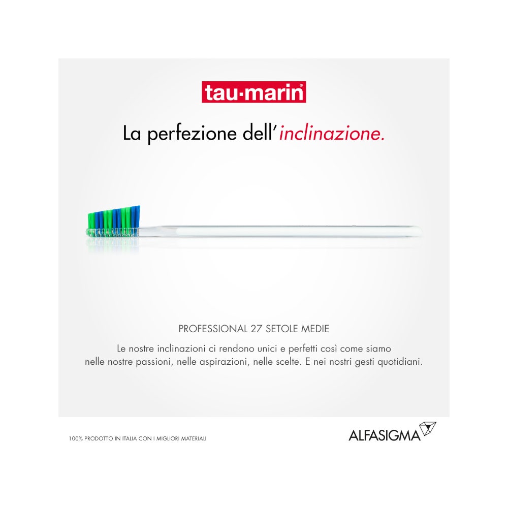 Taumarin Spazzolino Professional Setole Medie 27 Con Antibatterico-8