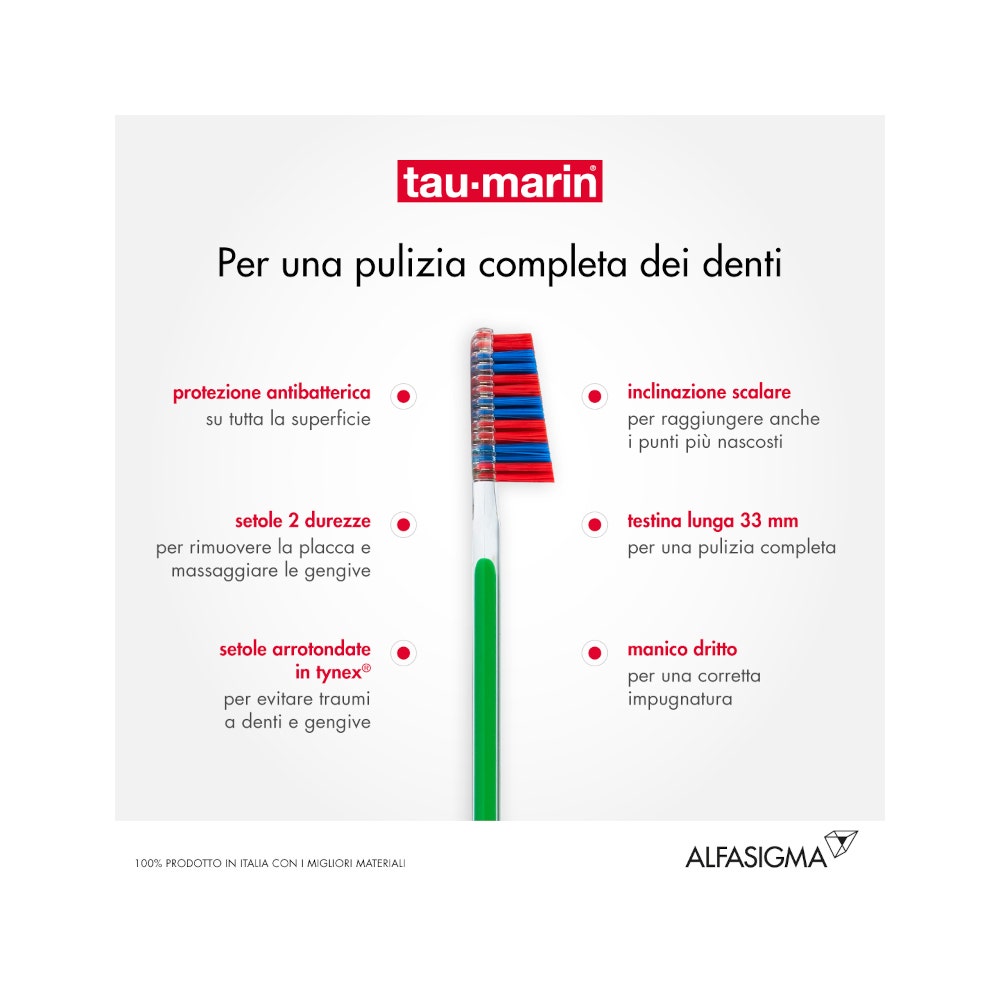 Taumarin Spazzolino Scalare 33 Duro Con Antibatterico-19