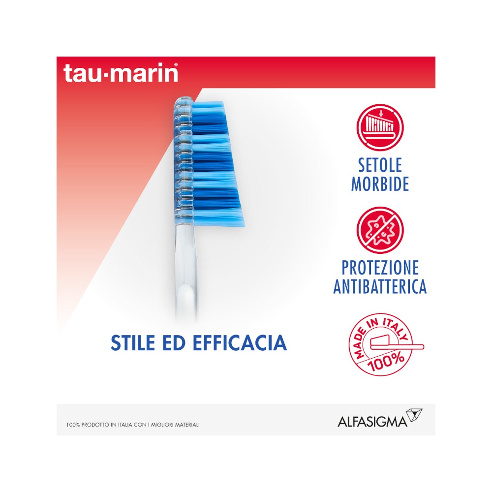 Taumarin Spazzolino Scalare 33 Morbido Con Antibatterico-8