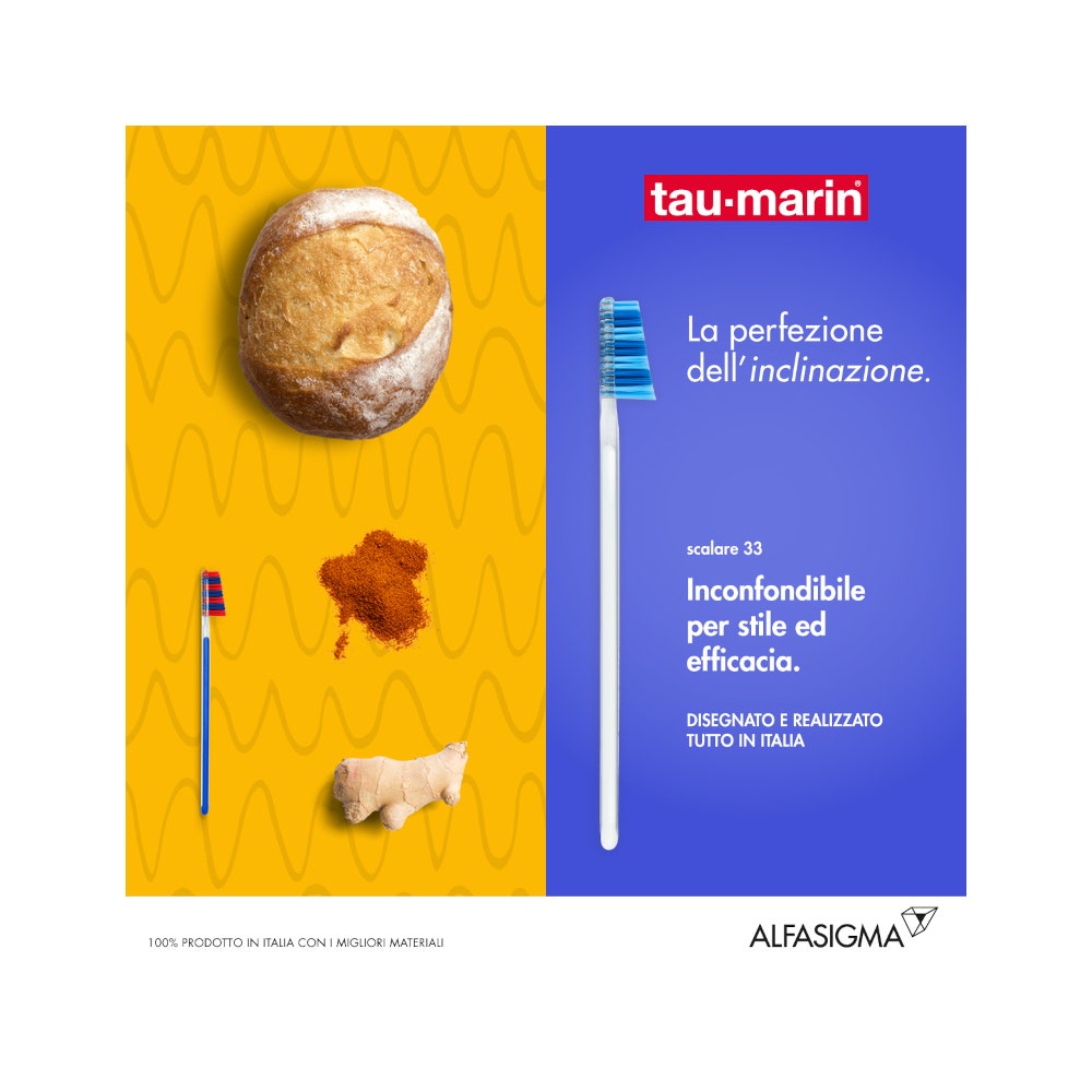 Taumarin Spazzolino Scalare 33 Morbido Con Antibatterico-12