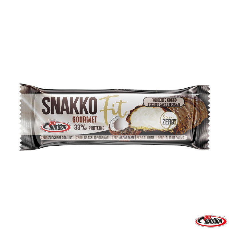 Pronutrition Snakko Fit Barretta Proteica Gusto Cioccolato Fondente & Cocco 30g-1