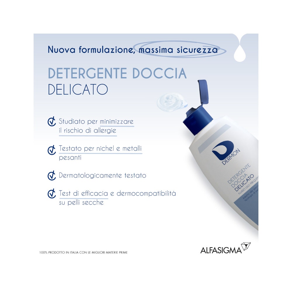 Dermon Detergente Doccia Delicato Uso Frequente 100ml-5