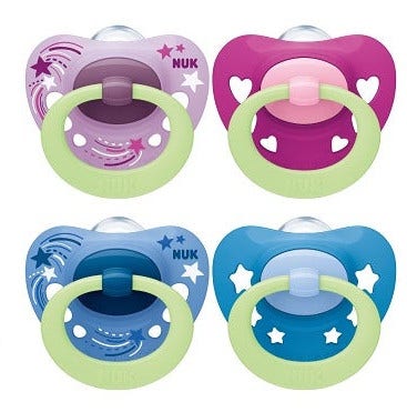 Nuk Signature Night Succhietto Silicone 6-12 Mesi 2 Pezzi-3