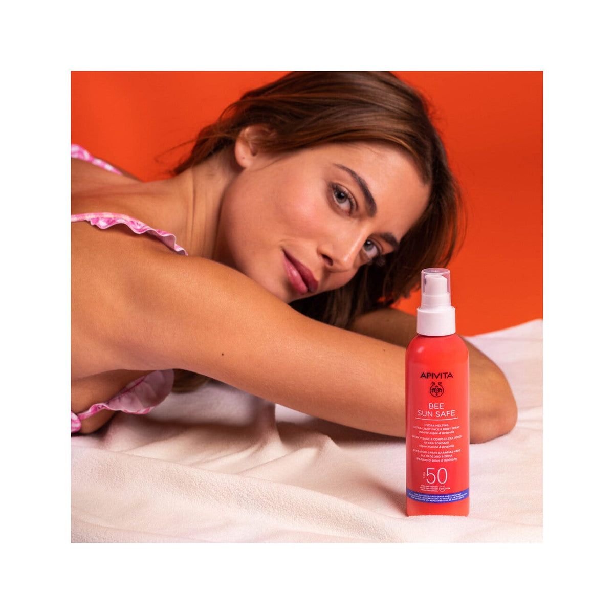 Apivita Bee Sun Safe Spray Hydra Melting Viso e Corpo SPF50 200ml-4