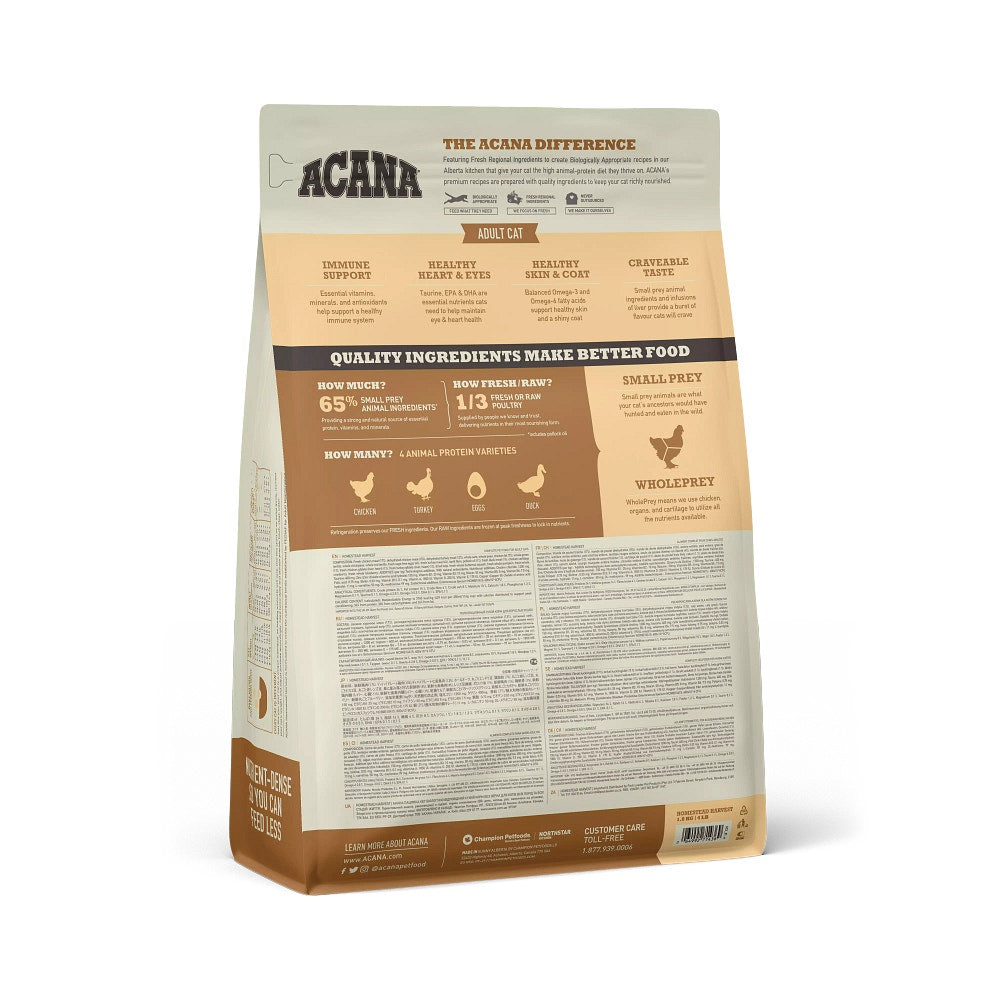 Acana Gatto Homestead Harvest Crocchette Pollo e Tacchino Sacco 340g-4